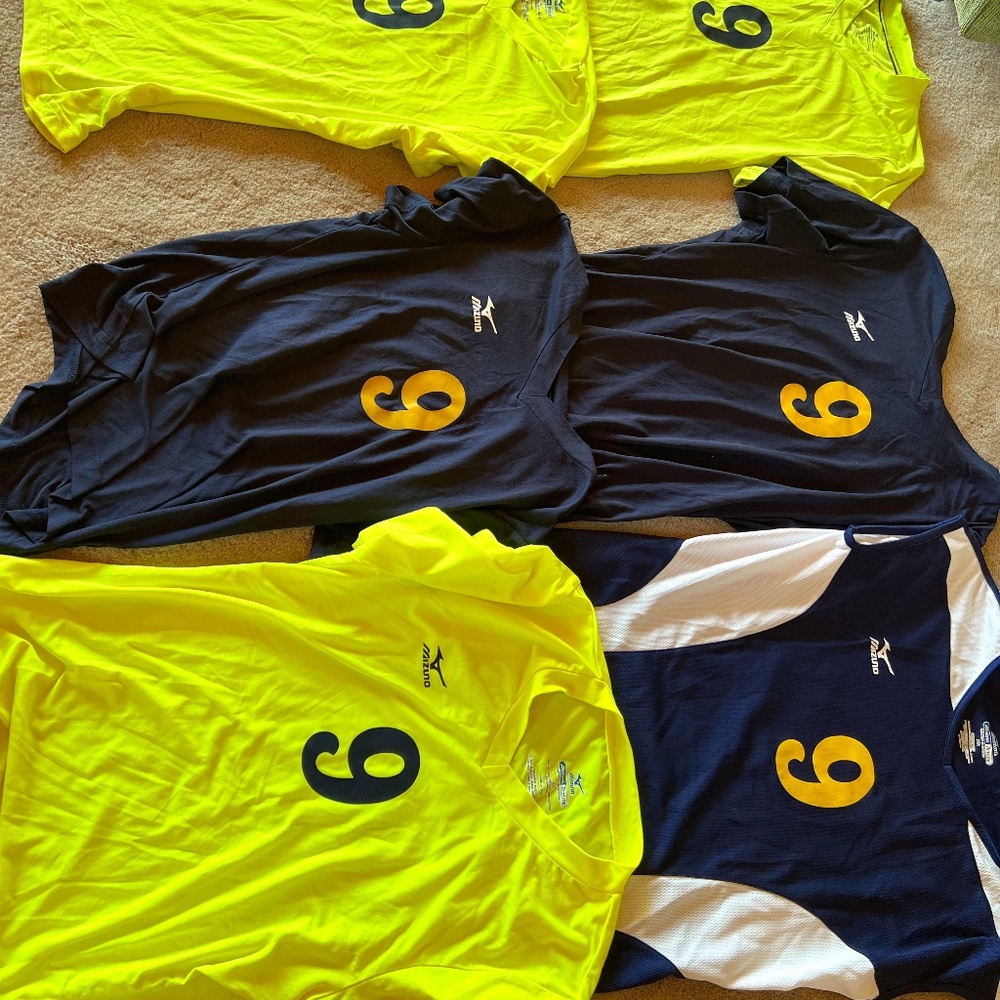 Bundle of UC Berkeley Golden Bear Jerseys and T Shirts